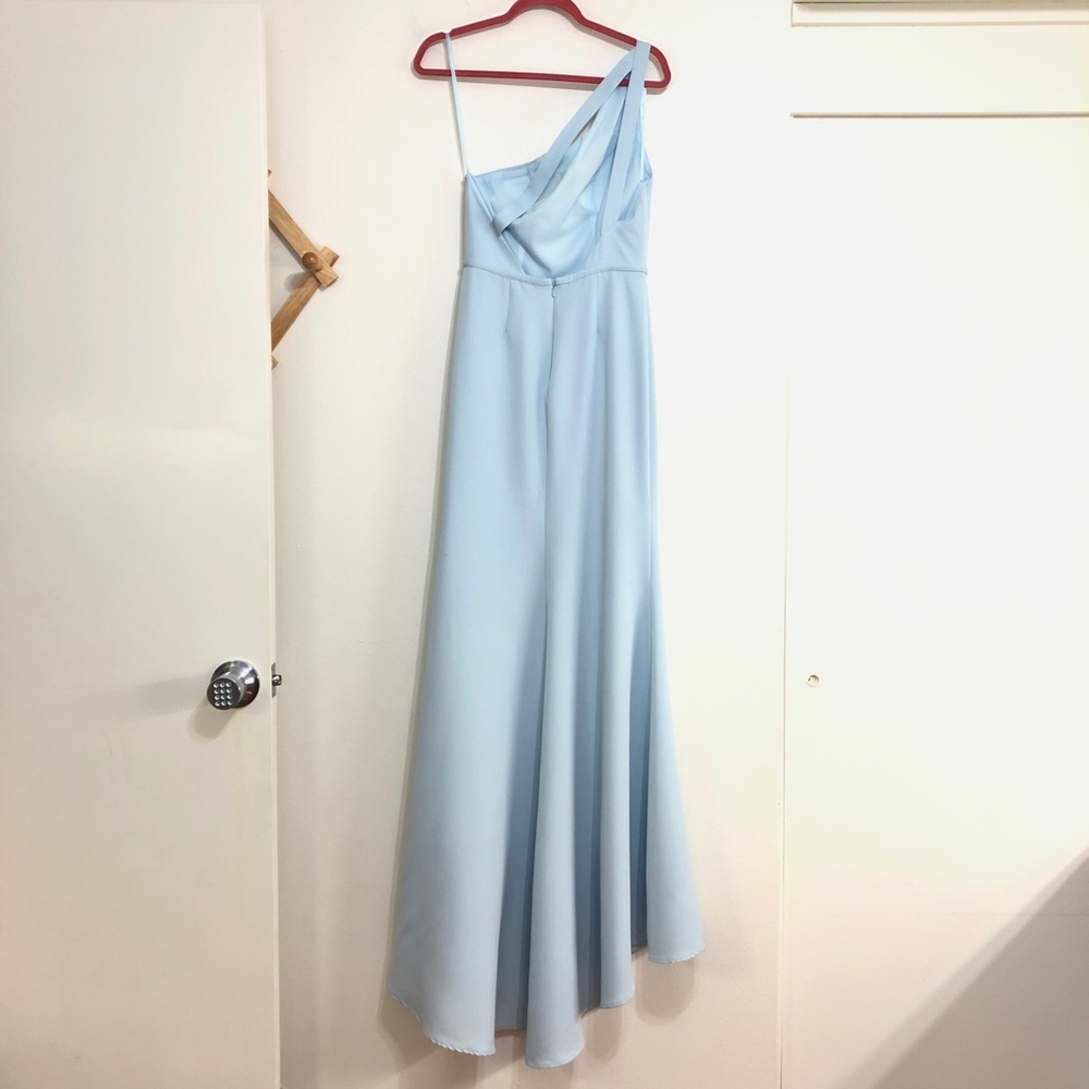 Mac Duggal Ieena 26266 One Shoulder Jersey Mermaid Gown - Picture 6 of 12